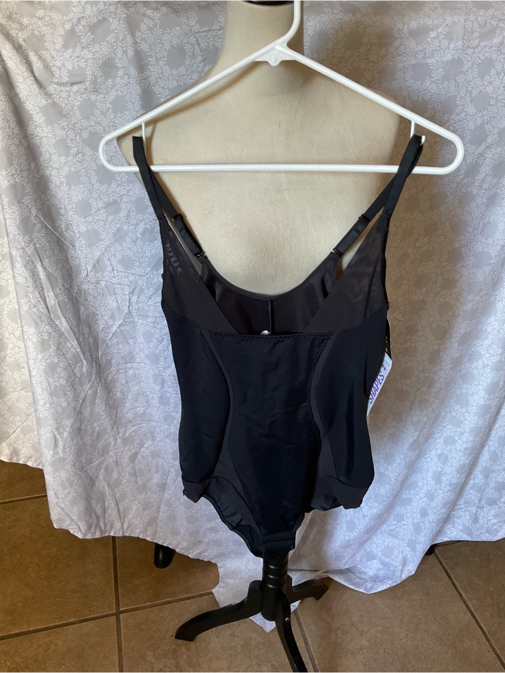 Maidenform Black Open Bust Body Shaper